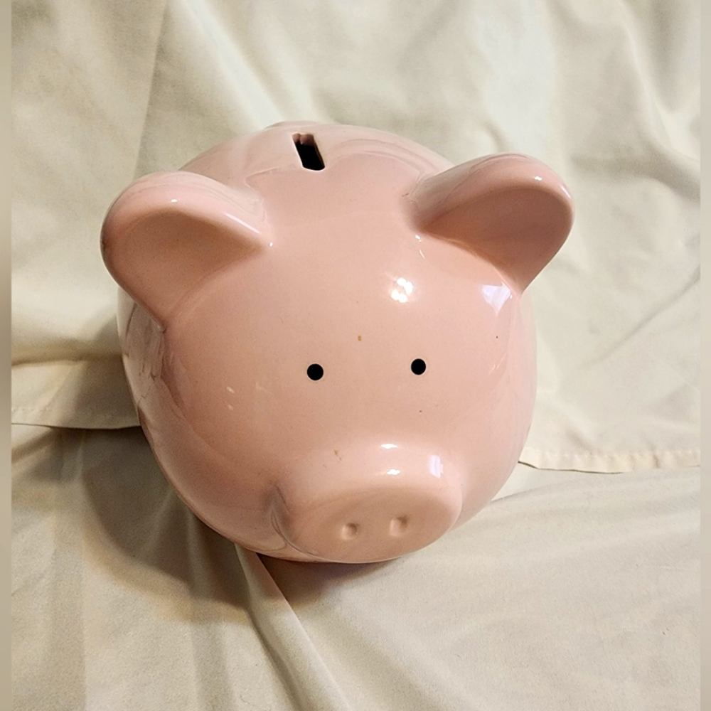 Piggy Bank for Adults Must Break to Open,Ceramic,Girls Piggy Bank for Boys,Money